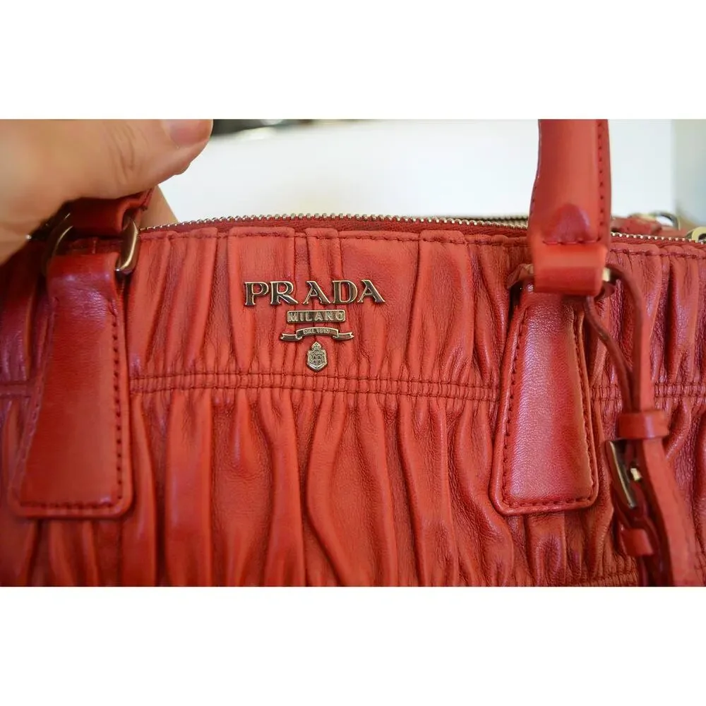 Prada Nappa Gaufre Satchel Tote Bag